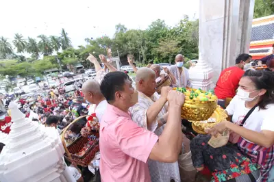 ประมวลภาพพิธีอุปสมบทหมู่ วัดจุฬามณี ปี ๒๕๖๕