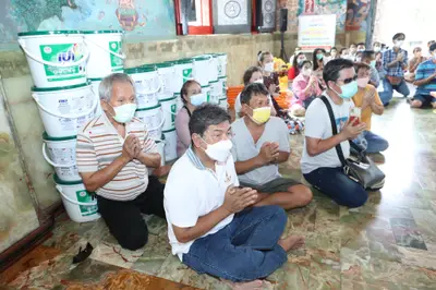 ประมวลภาพพิธีอุปสมบทหมู่ วัดจุฬามณี ปี ๒๕๖๕