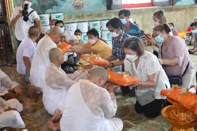 ประมวลภาพพิธีอุปสมบทหมู่ วัดจุฬามณี ปี ๒๕๖๕
