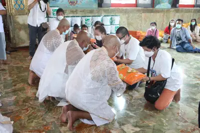 ประมวลภาพพิธีอุปสมบทหมู่ วัดจุฬามณี ปี ๒๕๖๕