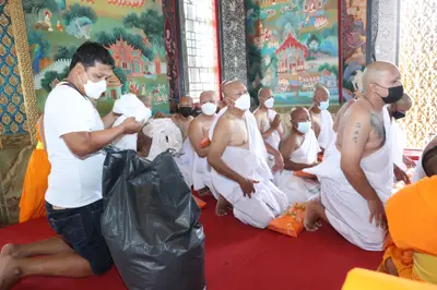 ประมวลภาพพิธีอุปสมบทหมู่ วัดจุฬามณี ปี ๒๕๖๕