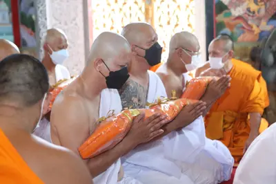 ประมวลภาพพิธีอุปสมบทหมู่ วัดจุฬามณี ปี ๒๕๖๕