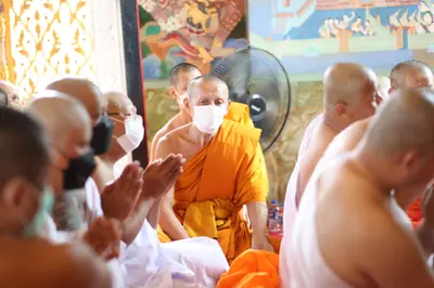ประมวลภาพพิธีอุปสมบทหมู่ วัดจุฬามณี ปี ๒๕๖๕