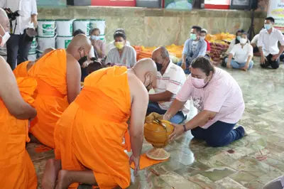 ประมวลภาพพิธีอุปสมบทหมู่ วัดจุฬามณี ปี ๒๕๖๕