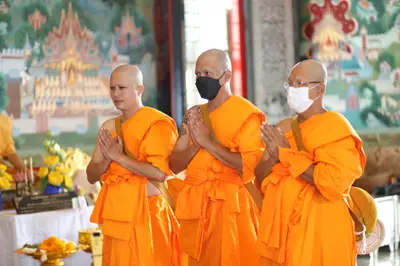 ประมวลภาพพิธีอุปสมบทหมู่ วัดจุฬามณี ปี ๒๕๖๕
