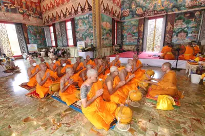 ประมวลภาพพิธีอุปสมบทหมู่ วัดจุฬามณี ปี ๒๕๖๕