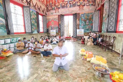 ประมวลภาพพิธีอุปสมบทหมู่ วัดจุฬามณี ปี ๒๕๖๕