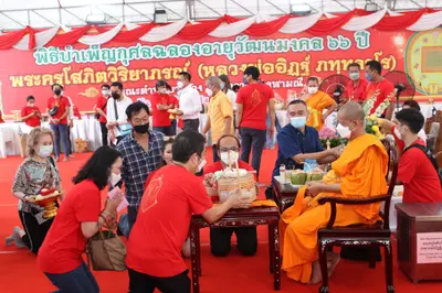 ประมวลภาพงานอายุวัฒนมงคล ๖๖ ปี หลวงพ่ออิฏฐ์ วัดจุฬามณี ปี ๒๕๖๕