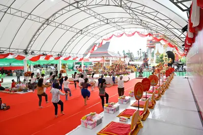 ประมวลภาพพิธีไหว้ครูและครอบครูบูรพาจารย์ วัดจุฬามณี ปี ๒๕๖๕