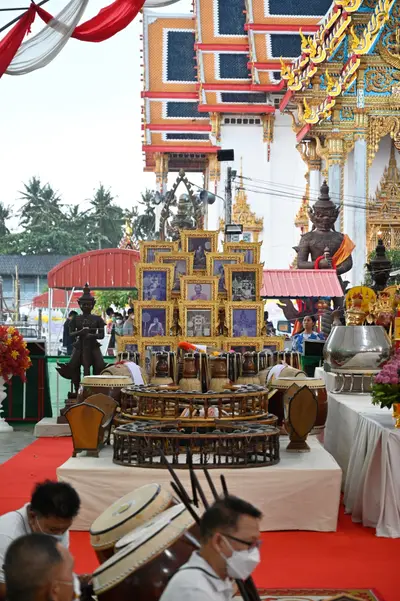 ประมวลภาพพิธีไหว้ครูและครอบครูบูรพาจารย์ วัดจุฬามณี ปี ๒๕๖๕