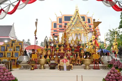 ประมวลภาพพิธีไหว้ครูและครอบครูบูรพาจารย์ วัดจุฬามณี ปี ๒๕๖๕