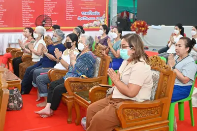 ประมวลภาพพิธีไหว้ครูและครอบครูบูรพาจารย์ วัดจุฬามณี ปี ๒๕๖๕