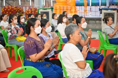 ประมวลภาพพิธีไหว้ครูและครอบครูบูรพาจารย์ วัดจุฬามณี ปี ๒๕๖๕