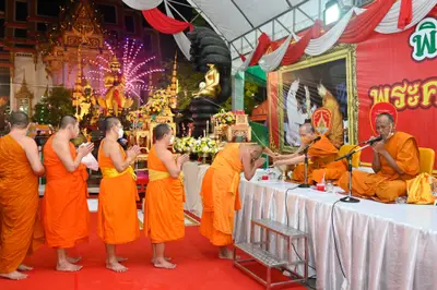 ประมวลภาพพิธีไหว้ครูและครอบครูบูรพาจารย์ วัดจุฬามณี ปี ๒๕๖๕