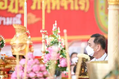 ประมวลภาพพิธีไหว้ครูและครอบครูบูรพาจารย์ วัดจุฬามณี ปี ๒๕๖๕