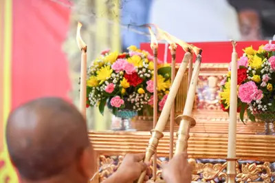 ประมวลภาพพิธีไหว้ครูและครอบครูบูรพาจารย์ วัดจุฬามณี ปี ๒๕๖๕
