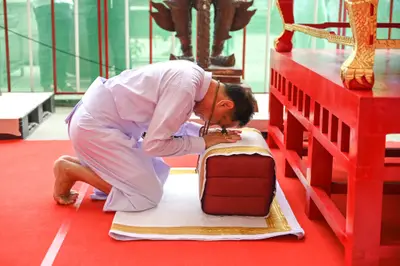 ประมวลภาพพิธีไหว้ครูและครอบครูบูรพาจารย์ วัดจุฬามณี ปี ๒๕๖๕