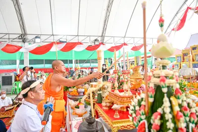 ประมวลภาพพิธีไหว้ครูและครอบครูบูรพาจารย์ วัดจุฬามณี ปี ๒๕๖๕