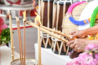 ประมวลภาพพิธีไหว้ครูและครอบครูบูรพาจารย์ วัดจุฬามณี ปี ๒๕๖๕
