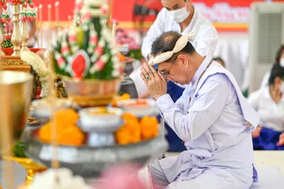 ประมวลภาพพิธีไหว้ครูและครอบครูบูรพาจารย์ วัดจุฬามณี ปี ๒๕๖๕