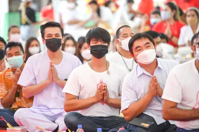 ประมวลภาพพิธีไหว้ครูและครอบครูบูรพาจารย์ วัดจุฬามณี ปี ๒๕๖๕