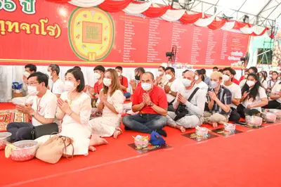 ประมวลภาพพิธีไหว้ครูและครอบครูบูรพาจารย์ วัดจุฬามณี ปี ๒๕๖๕