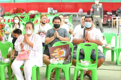 ประมวลภาพพิธีไหว้ครูและครอบครูบูรพาจารย์ วัดจุฬามณี ปี ๒๕๖๕