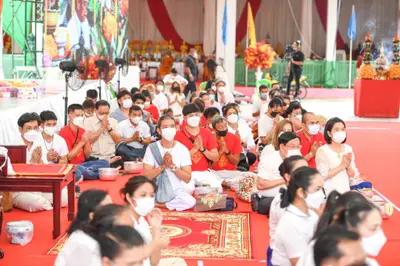 ประมวลภาพพิธีไหว้ครูและครอบครูบูรพาจารย์ วัดจุฬามณี ปี ๒๕๖๕