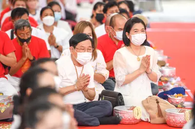 ประมวลภาพพิธีไหว้ครูและครอบครูบูรพาจารย์ วัดจุฬามณี ปี ๒๕๖๕