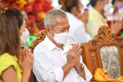 ประมวลภาพพิธีไหว้ครูและครอบครูบูรพาจารย์ วัดจุฬามณี ปี ๒๕๖๕