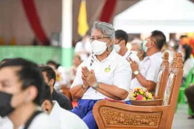 ประมวลภาพพิธีไหว้ครูและครอบครูบูรพาจารย์ วัดจุฬามณี ปี ๒๕๖๕