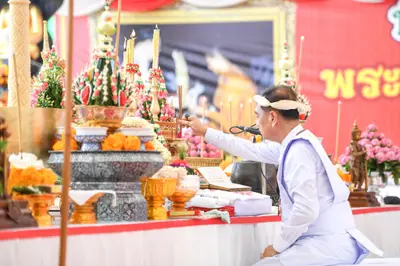ประมวลภาพพิธีไหว้ครูและครอบครูบูรพาจารย์ วัดจุฬามณี ปี ๒๕๖๕