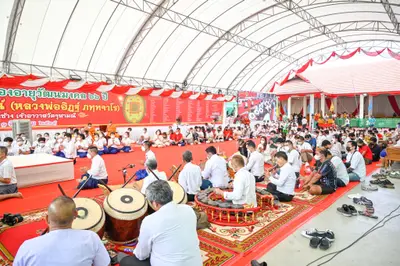 ประมวลภาพพิธีไหว้ครูและครอบครูบูรพาจารย์ วัดจุฬามณี ปี ๒๕๖๕