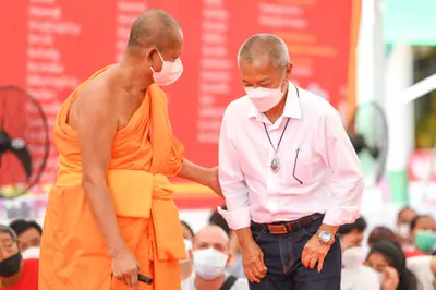 ประมวลภาพพิธีไหว้ครูและครอบครูบูรพาจารย์ วัดจุฬามณี ปี ๒๕๖๕