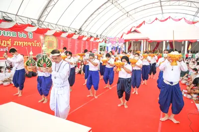 ประมวลภาพพิธีไหว้ครูและครอบครูบูรพาจารย์ วัดจุฬามณี ปี ๒๕๖๕