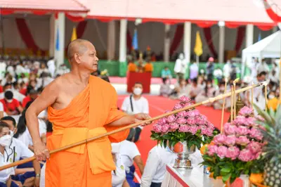 ประมวลภาพพิธีไหว้ครูและครอบครูบูรพาจารย์ วัดจุฬามณี ปี ๒๕๖๕