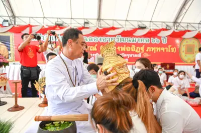 ประมวลภาพพิธีไหว้ครูและครอบครูบูรพาจารย์ วัดจุฬามณี ปี ๒๕๖๕