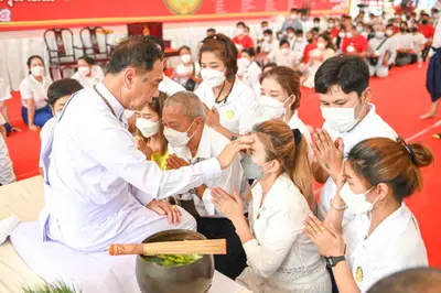 ประมวลภาพพิธีไหว้ครูและครอบครูบูรพาจารย์ วัดจุฬามณี ปี ๒๕๖๕