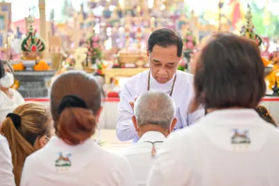 ประมวลภาพพิธีไหว้ครูและครอบครูบูรพาจารย์ วัดจุฬามณี ปี ๒๕๖๕