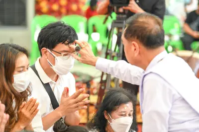 ประมวลภาพพิธีไหว้ครูและครอบครูบูรพาจารย์ วัดจุฬามณี ปี ๒๕๖๕
