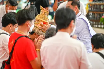 ประมวลภาพพิธีไหว้ครูและครอบครูบูรพาจารย์ วัดจุฬามณี ปี ๒๕๖๕