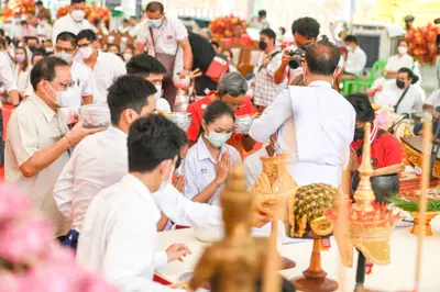 ประมวลภาพพิธีไหว้ครูและครอบครูบูรพาจารย์ วัดจุฬามณี ปี ๒๕๖๕