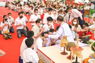 ประมวลภาพพิธีไหว้ครูและครอบครูบูรพาจารย์ วัดจุฬามณี ปี ๒๕๖๕