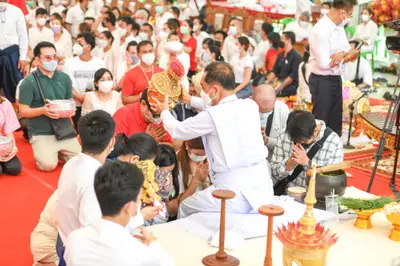 ประมวลภาพพิธีไหว้ครูและครอบครูบูรพาจารย์ วัดจุฬามณี ปี ๒๕๖๕