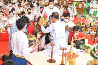 ประมวลภาพพิธีไหว้ครูและครอบครูบูรพาจารย์ วัดจุฬามณี ปี ๒๕๖๕
