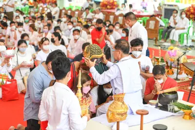 ประมวลภาพพิธีไหว้ครูและครอบครูบูรพาจารย์ วัดจุฬามณี ปี ๒๕๖๕