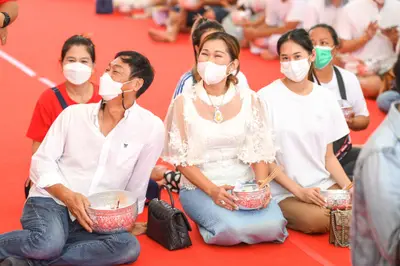 ประมวลภาพพิธีไหว้ครูและครอบครูบูรพาจารย์ วัดจุฬามณี ปี ๒๕๖๕