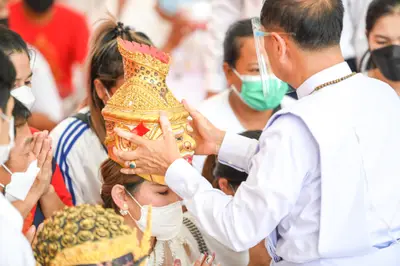 ประมวลภาพพิธีไหว้ครูและครอบครูบูรพาจารย์ วัดจุฬามณี ปี ๒๕๖๕