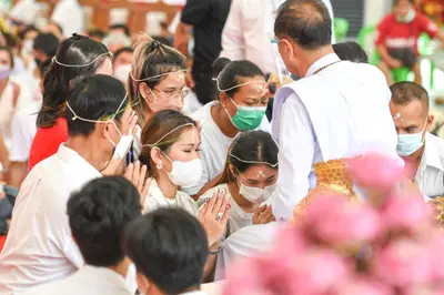 ประมวลภาพพิธีไหว้ครูและครอบครูบูรพาจารย์ วัดจุฬามณี ปี ๒๕๖๕