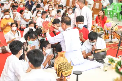 ประมวลภาพพิธีไหว้ครูและครอบครูบูรพาจารย์ วัดจุฬามณี ปี ๒๕๖๕